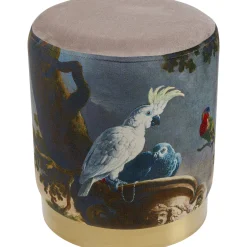 KARE Design Tabourets|Tabouret Cherry Parrot Laiton O32Cm