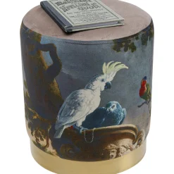 KARE Design Tabourets|Tabouret Cherry Parrot Laiton O32Cm