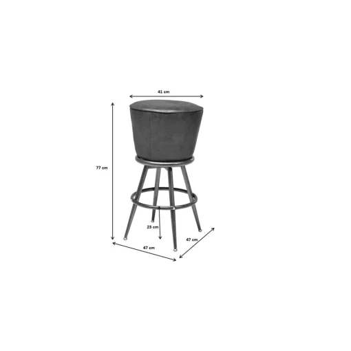 KARE Design Chaises De Bar|Tabouret De Bar Lady Rock Vintage