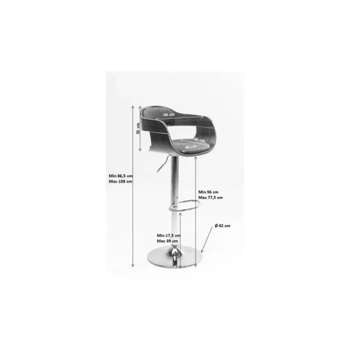 KARE Design Chaises De Bar|Tabouret De Bar Monaco Nougat