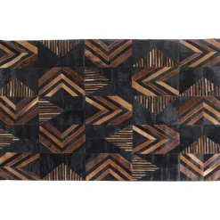 KARE Design Tapis En Peau|Tapis En Cuir Puzzle 170X240Cm