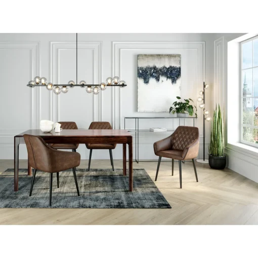 KARE Design Tapis À Poils Courts|Tapis Gianna Bleu Petrole170X240Cm