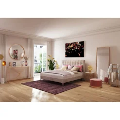KARE Design Tapis À Poils Courts|Tapis Gianna Rouge Vin 170X240Cm