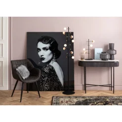KARE Design Tapis À Poils Courts|Tapis Ornamento Anthracite 170X240Cm