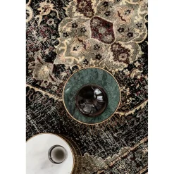 KARE Design Tapis À Poils Courts|Tapis Ornamento Anthracite 170X240Cm