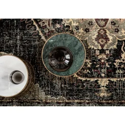 KARE Design Tapis À Poils Courts|Tapis Ornamento Anthracite 170X240Cm