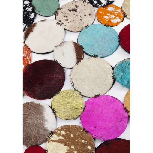 KARE Design Tapis En Peau|Tapis Rond Circle Multi O150Cm