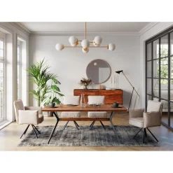 KARE Design Tapis À Poils Courts|Tapis Runway Gris 200X300Cm