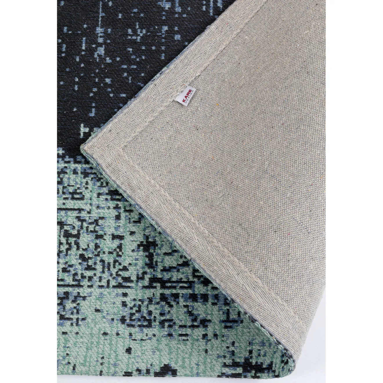 KARE Design Tapis À Poils Courts|Tapis Vintage Deep Sea Bleu 170X240Cm