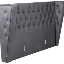 KARE Design Lits Boxspring|Tete De Lit Benito Moon Gris 160Cm