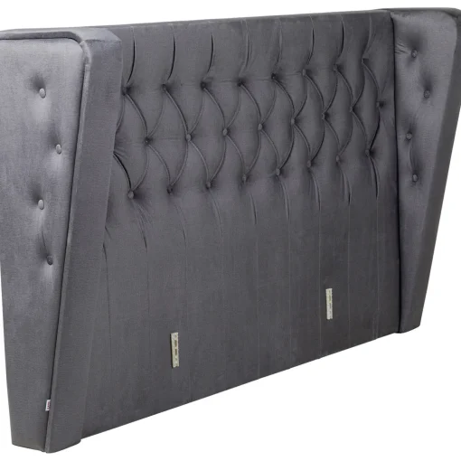 KARE Design Lits Boxspring|Tete De Lit Benito Moon Gris 160Cm