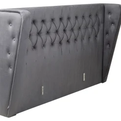 KARE Design Lits Boxspring|Tete De Lit Benito Moon Gris 180Cm