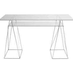KARE Design Piètements De Tables|Treteaux-Bureau Polar Chrome (Set De 2)