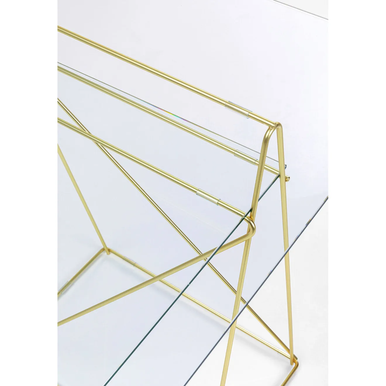 KARE Design Piètements De Tables|Treteaux-Bureau Polar Laiton (Set De 2)