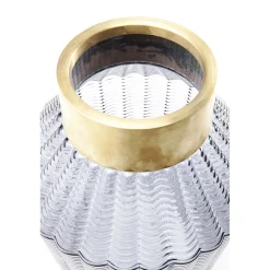 KARE Design Vases|Vase Barfly Gris 30Cm