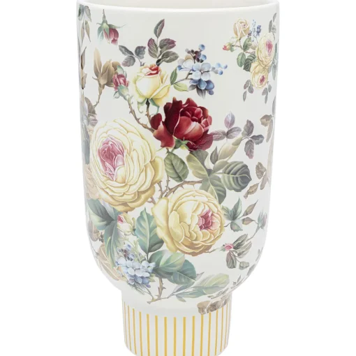 KARE Design Vases Décoratifs|Vase Décoratif Rose Magic Blanc 27Cm