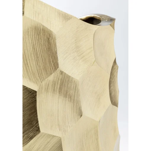 KARE Design Vases Décoratifs|Vase Décoratif Sacramento Comb Champagner Gold 59C