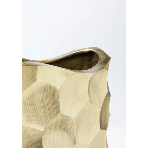 KARE Design Vases Décoratifs|Vase Décoratif Sacramento Comb Champagner Gold 59C