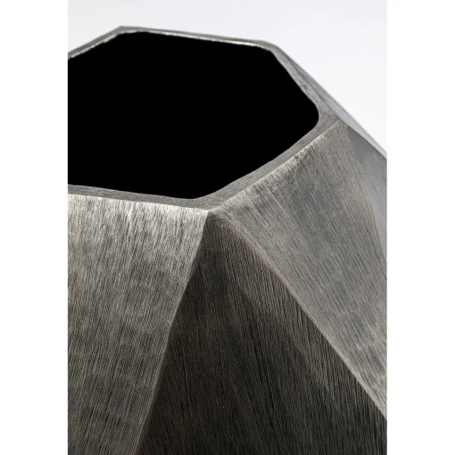 KARE Design Vases Décoratifs|Vase Décoratif Sacramento Argente 24Cm