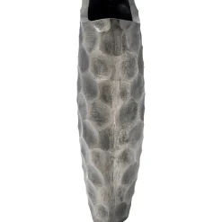 KARE Design Vases Décoratifs|Vase Décoratif Sacramento Comb Argente 59Cm