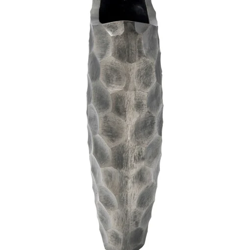 KARE Design Vases Décoratifs|Vase Décoratif Sacramento Comb Argente 59Cm