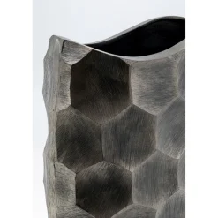 KARE Design Vases Décoratifs|Vase Décoratif Sacramento Comb Argente 59Cm