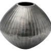 KARE Design Vases Décoratifs|Vase Décoratif Sacramento Carving Argente 30Cm