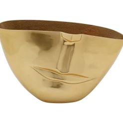 KARE Design Vases|Vase Half Face Dore 46Cm