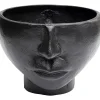 KARE Design Vases|Vase Half Face Noir 23Cm