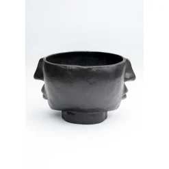 KARE Design Vases|Vase Half Face Noir 23Cm