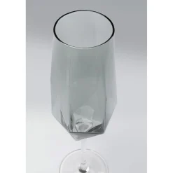 KARE Design Verres|Verre À Champagne Diamond Smoke