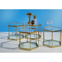 KARE Design Verres|Verre A Vin Diamond Dore Rim